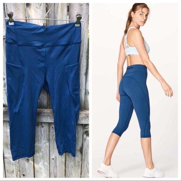 lululemon athletica Pants - Lululemon Break Free Crop (Nulux 17")
Night Tide 6